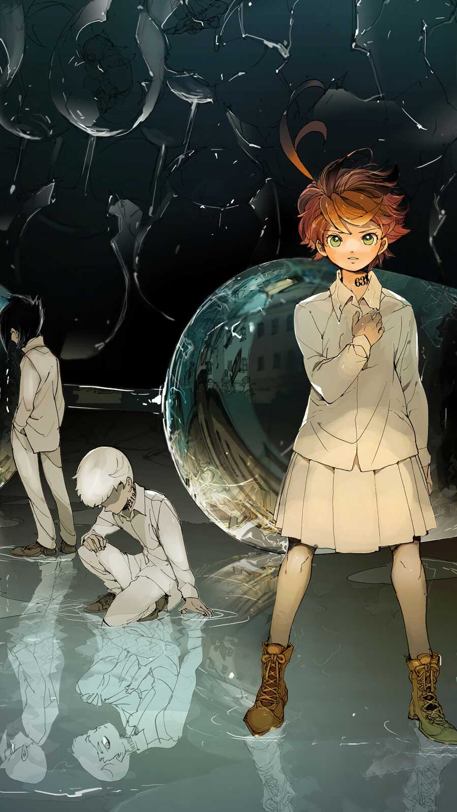 Phone 4K The Promised Neverland - The Prom...
