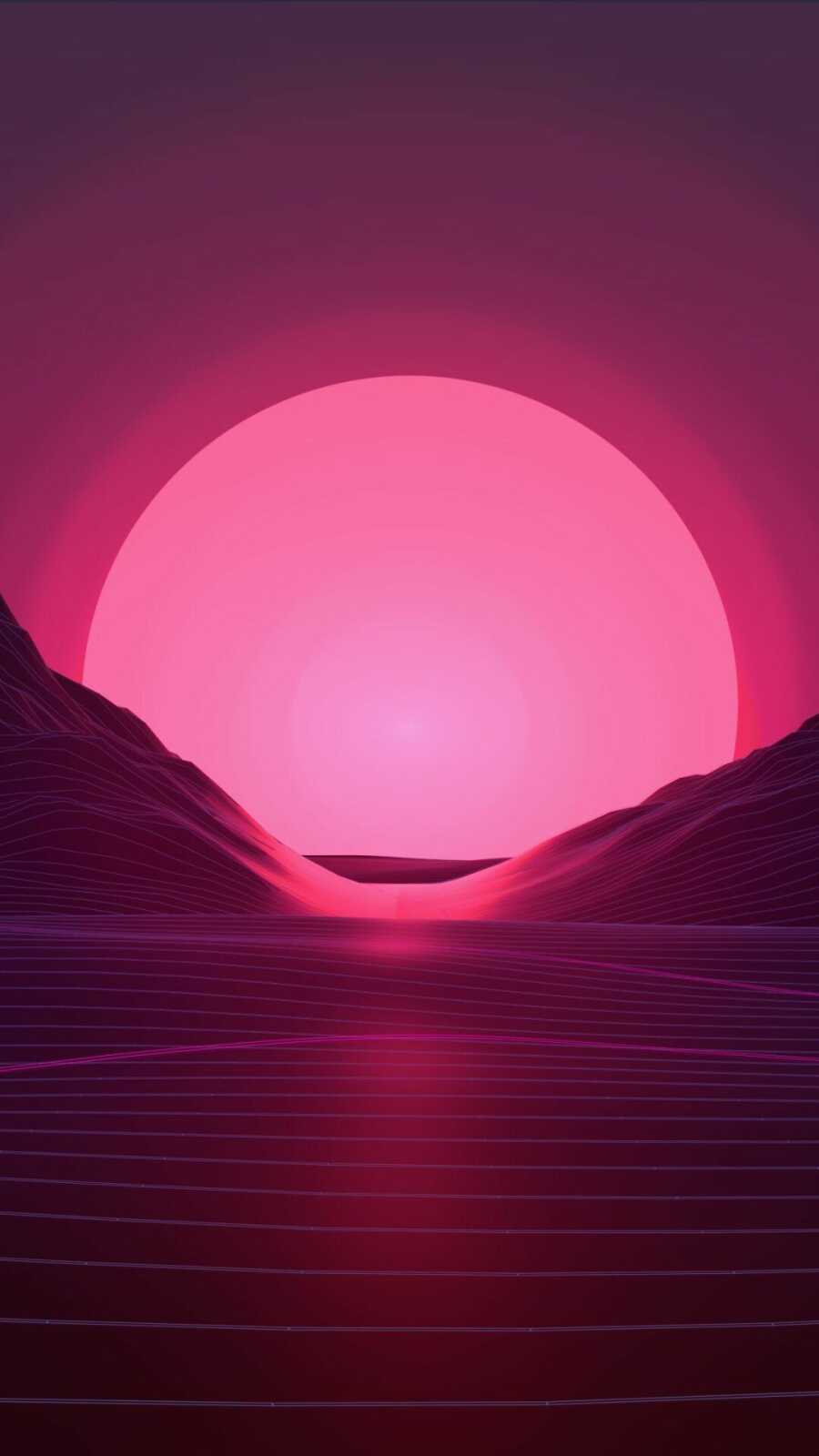 Synthwave Retro Sun