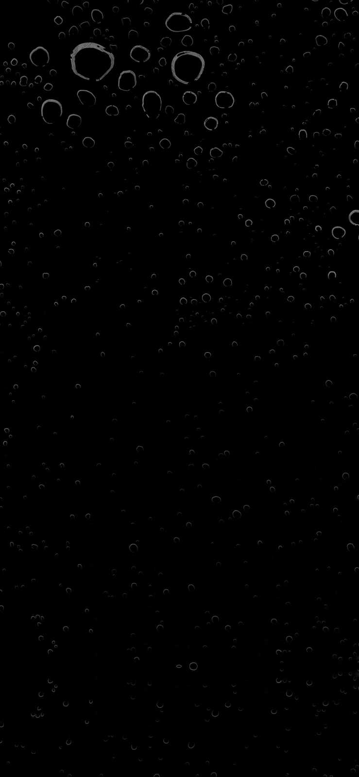Black Water Droplets