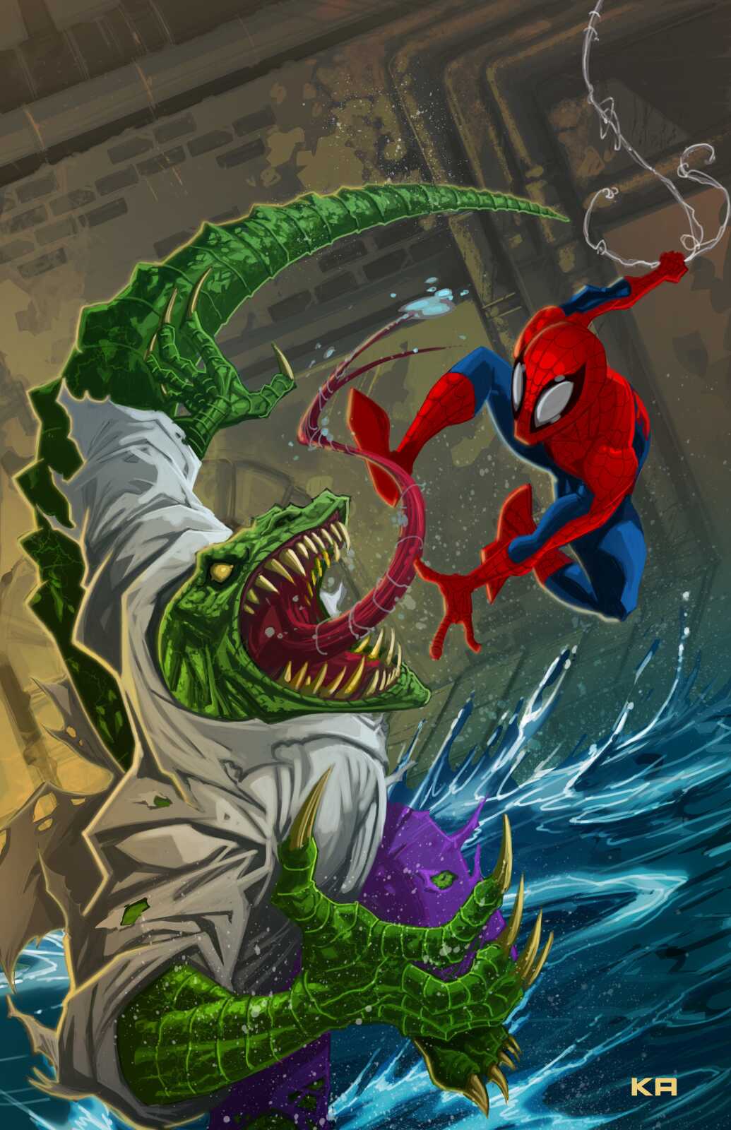 The Lizard Spider Man