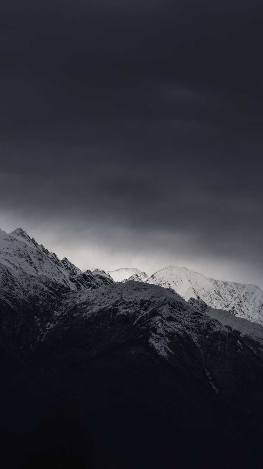 Snow-Capped Mountain Peaks