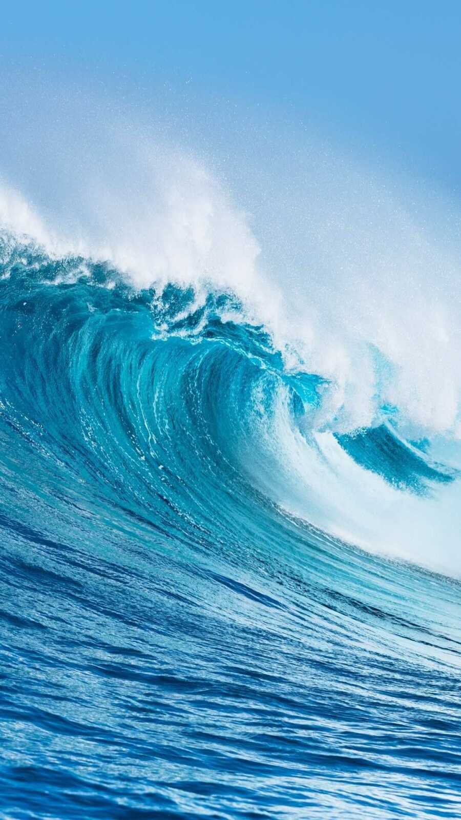Cresting Ocean Wave