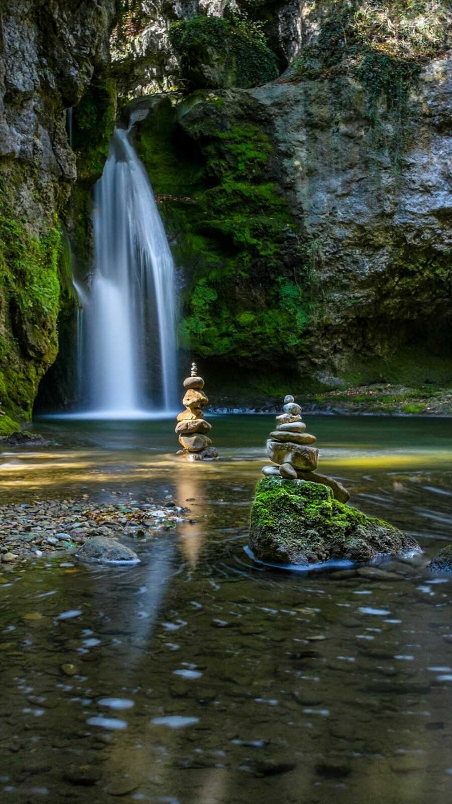 Long-Exposure Waterfall