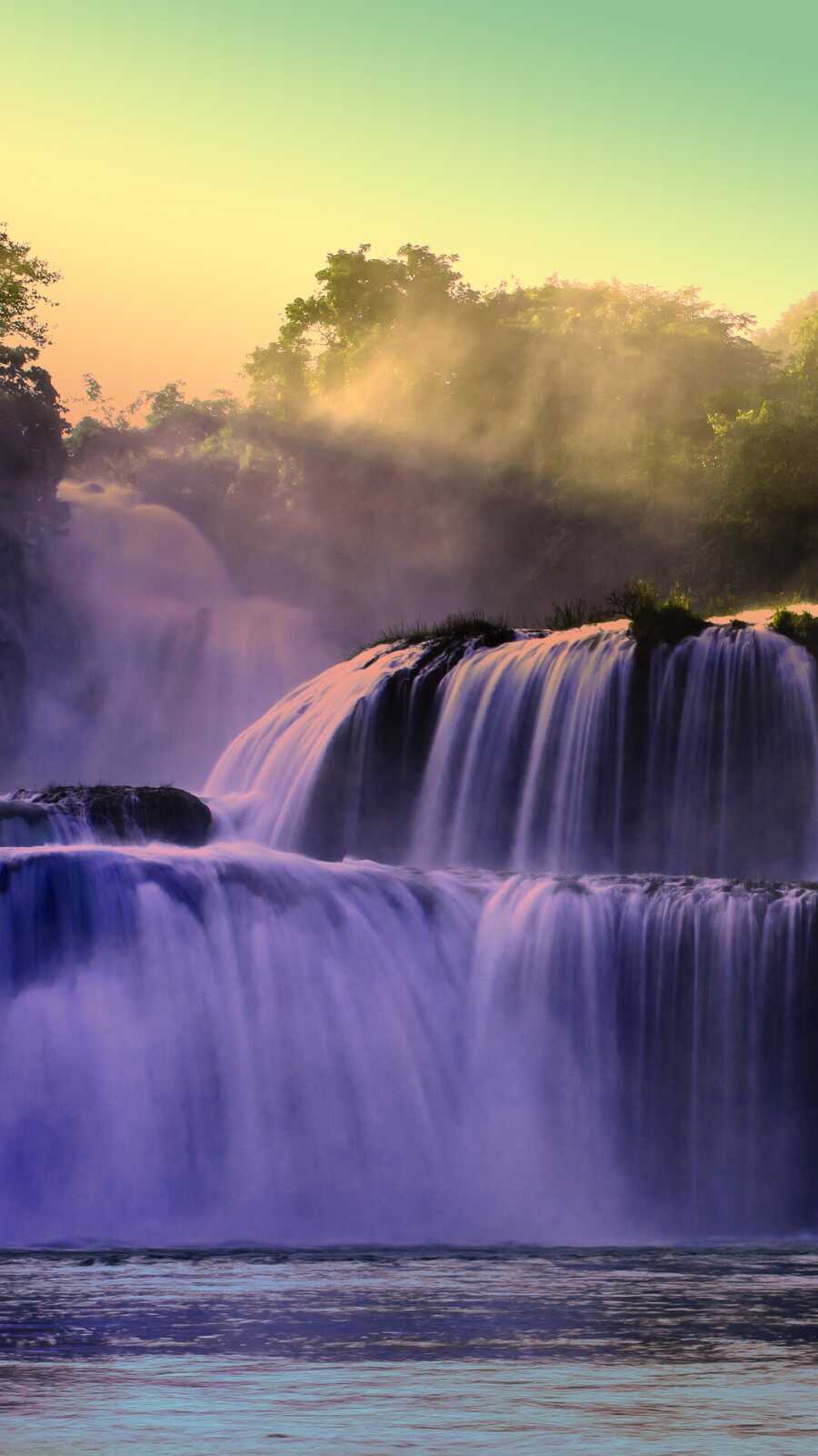 Tiered Cascading Waterfall