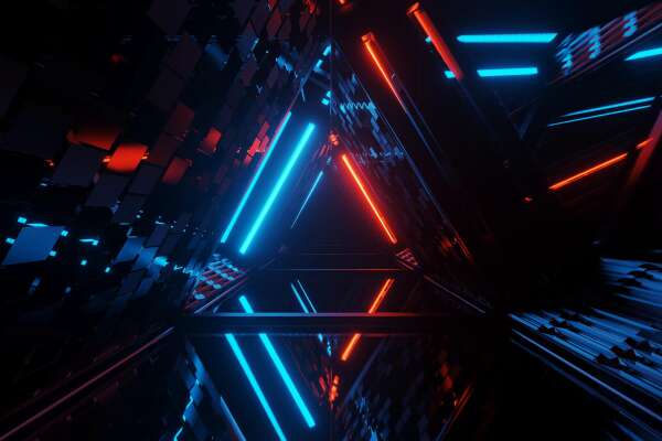 AMOLED Geometric Abstract Wallpapers