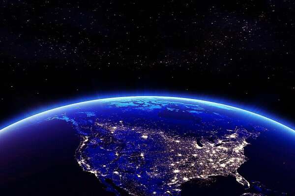 AMOLED Earth at Night Wallpapers