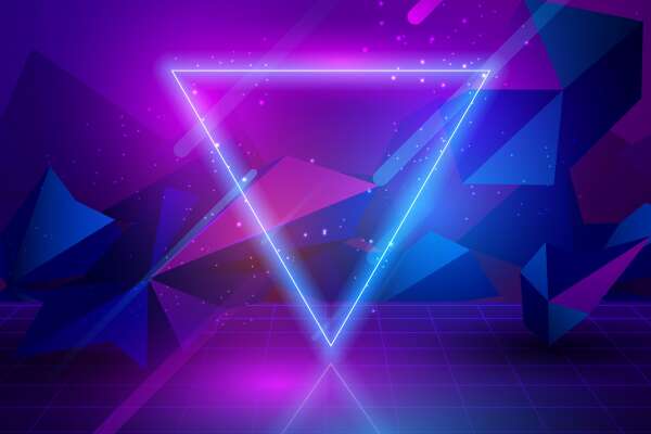 AMOLED Neon Abstract Flow Wallpapers