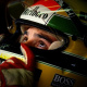 Ayrton Senna racing helmet