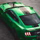 Green Ford Mustang GT