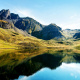 Swiss Alps lake