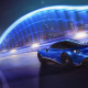 Blue Pagani Huayra