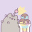 Pusheen in party hat
