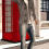 Red London telephone box